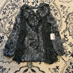 Jessica Simpson Maternity Long Sleeve Blouse size S - NWT